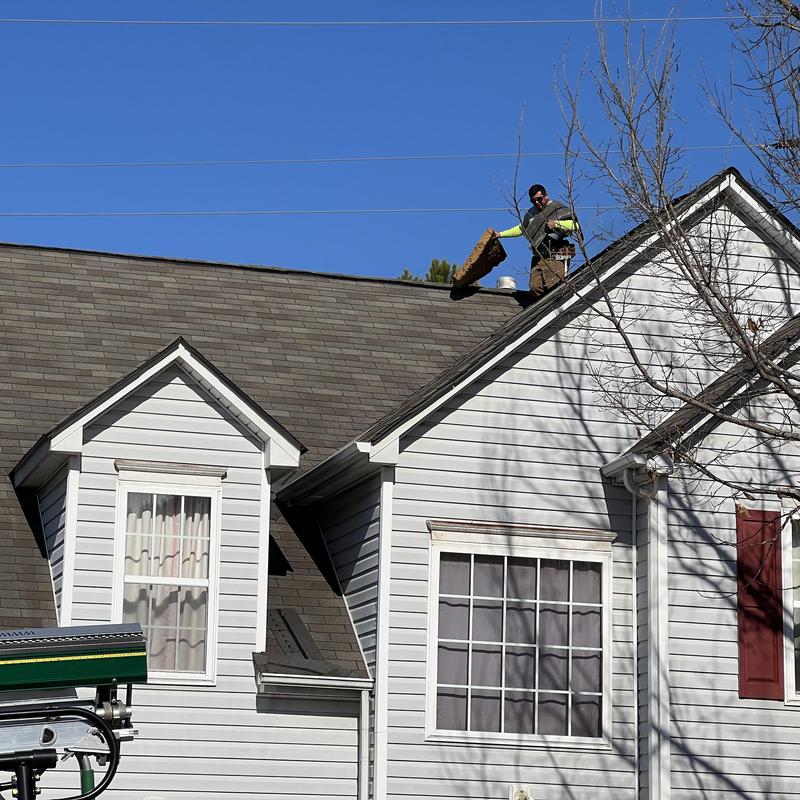 Project photo: Charlotte, NC Roof Repair - several sections of the steep