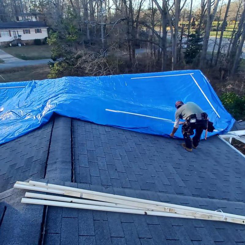 Wingate, NC - Emergency Tarp Install project photo 1