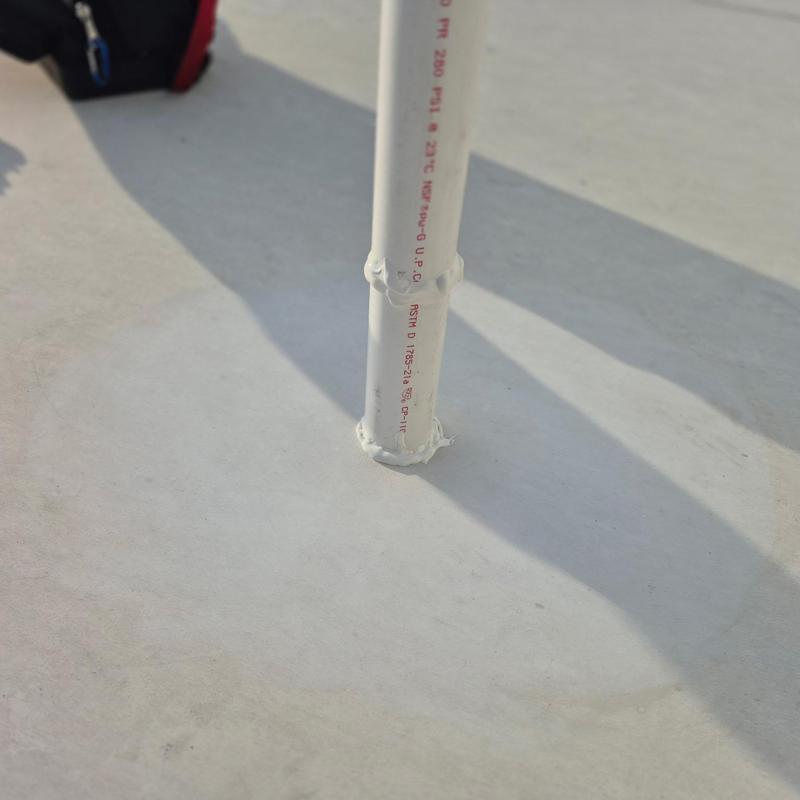 TPO Roof Flashing for New Penetrations & Curbs in South Charlotte, NC project photo 4