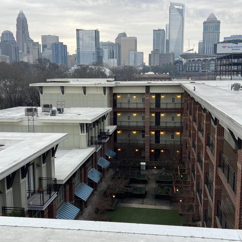 Charlotte, NC - TPO Roof Leak Inspection - this 4 story project photo 1