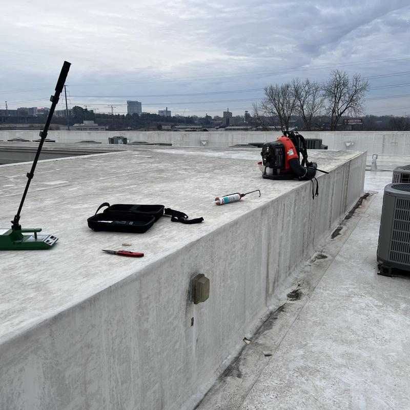 Charlotte, NC - TPO Roof Leak Inspection - this 4 story project photo 2