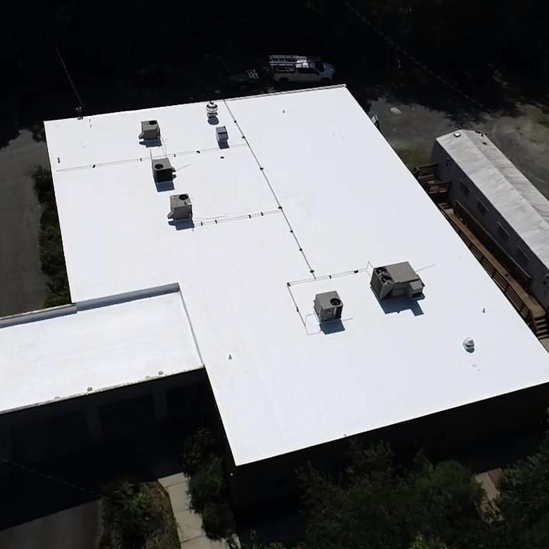 Project photo: Charlotte, NC Flat (low slope) TPO Roof - the new TPO roof