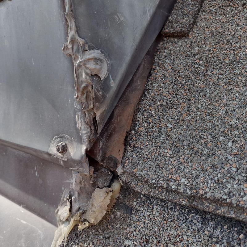 Weddington, NC Roof Repair - this chimney was leaking due project photo 3