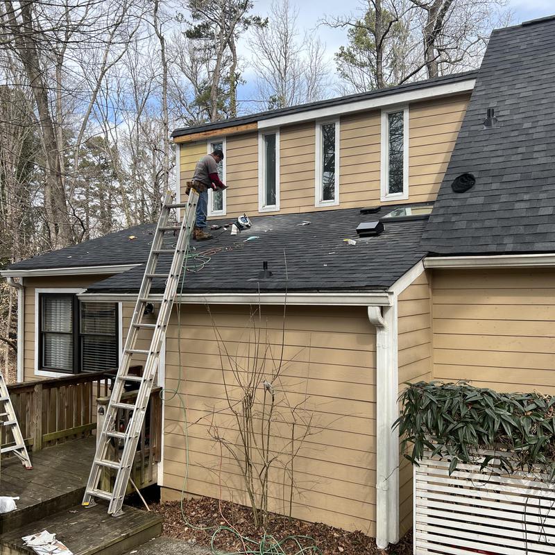 Charlotte, NC Roof Replacement - the new Onyx Black - Owens project photo 1