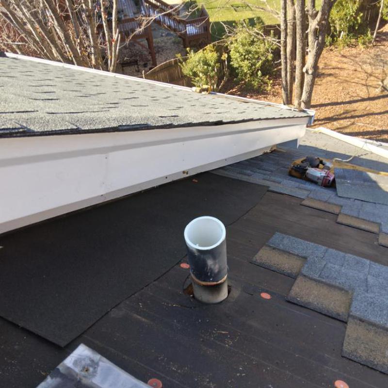 Matthews, NC Roof Repair - this 15 year old architectural project photo 5