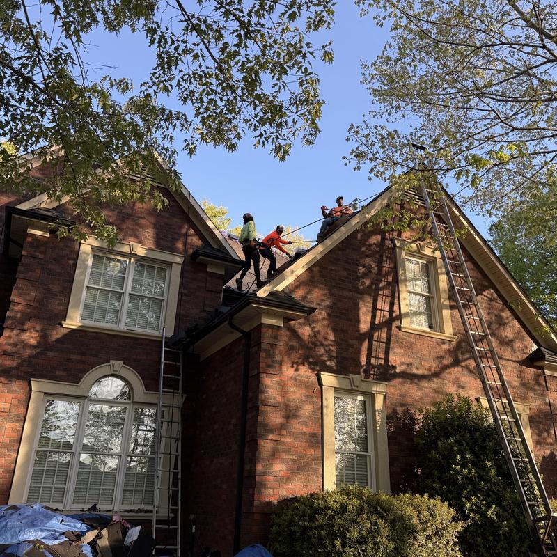 Project photo: Steep-Slope Roof Replacement with Starlink Mount Monroe, NC
