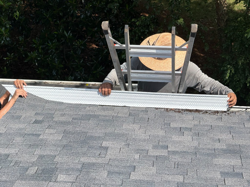 Residential Pipe Flashing and Gutter Guard Installation – Tega Cay, SC project photo 5
