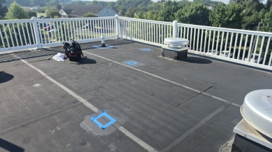 Commercial Membrane and Perimeter Seam Repair – Indian Trail, NC project photo 2