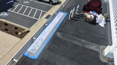 Commercial Membrane and Perimeter Seam Repair – Indian Trail, NC project photo 3