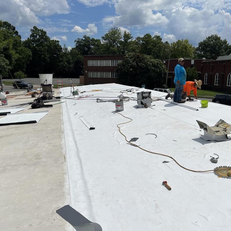 Project photo: Charlotte, NC TPO Roof Installation. Our newest commercial