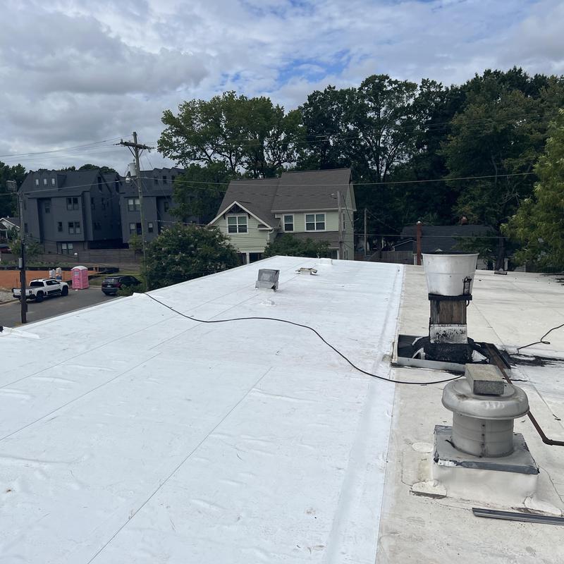 Charlotte, NC TPO Roof Installation. Our newest commercial project photo 3
