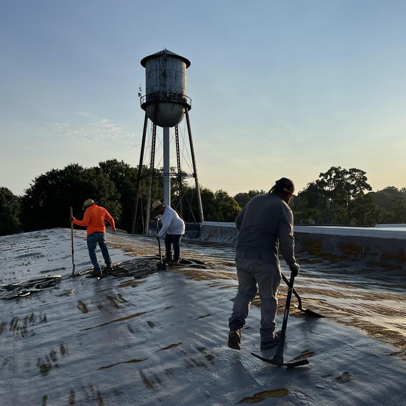 Project photo: Belmont, NC 20,000 SF TPO Roof Installation - we just