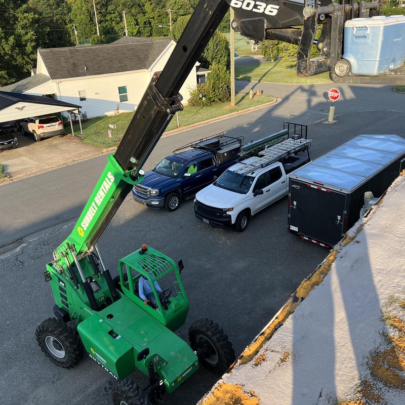 Belmont, NC 20,000 SF TPO Roof Installation - we just project photo 4