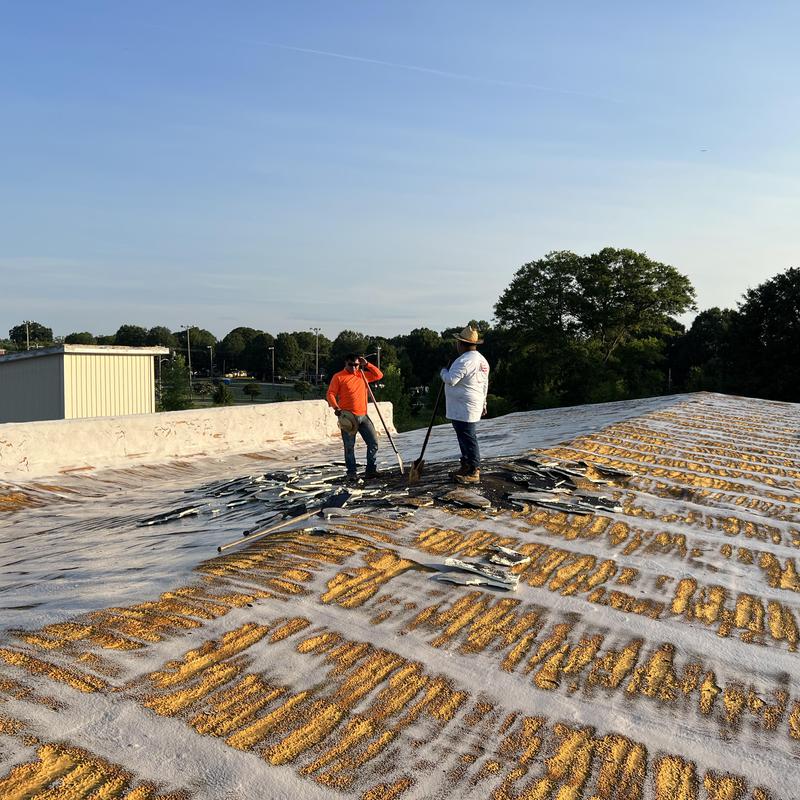 Belmont, NC 20,000 SF TPO Roof Installation - we just project photo 5