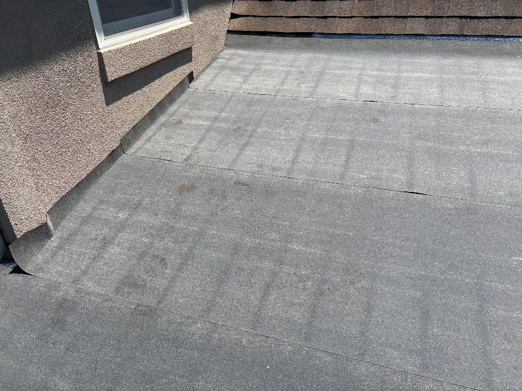 Project photo: Residential Low-Slope Addition Roof Installation – Mooresville, NC