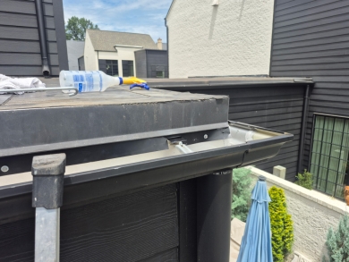 Commercial Gutter Slip Metal and Lap Seal Repair – Charlotte, NC project photo 4