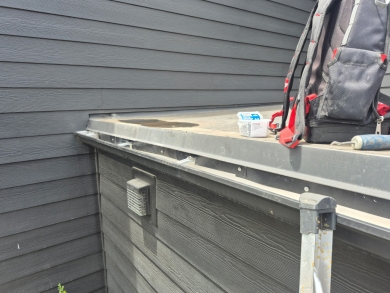 Commercial Gutter Slip Metal and Lap Seal Repair – Charlotte, NC project photo 2