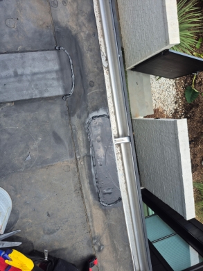Commercial Gutter Slip Metal and Lap Seal Repair – Charlotte, NC project photo 5