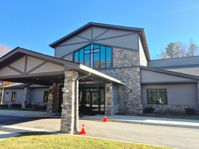 Commercial Portico Roof Edge, Fascia and Soffit Repair – Fort Mill, SC project photo 5