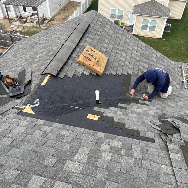 Project photo: Troutman, NC Roof Repair - roof leak tarp and repair were