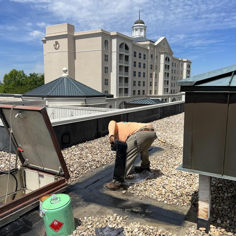 Charlotte, NC EPDM FLAT ROOF REPAIR project photo 2