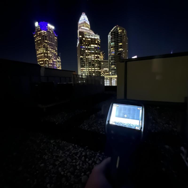 EPDM Thermal Infrared Inspection - Charlotte, NC. This leak project photo 3