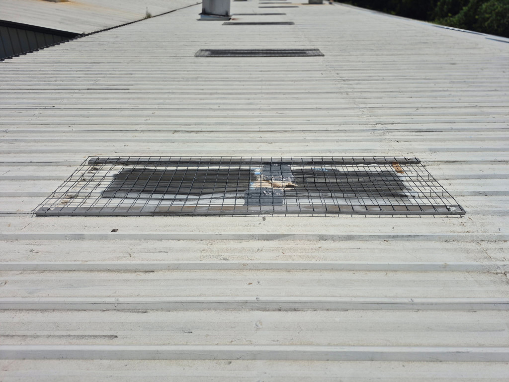 Project photo: Commercial Metal Roof Skylight Repair – LaFayette, GA