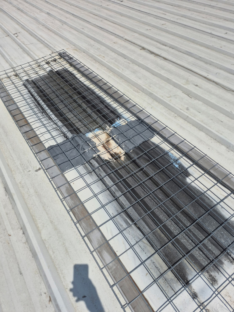 Commercial Metal Roof Skylight Repair – LaFayette, GA project photo 2