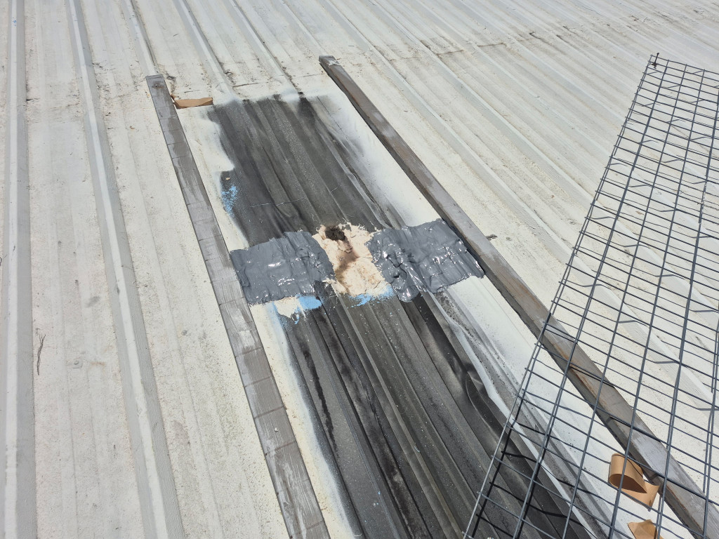 Commercial Metal Roof Skylight Repair – LaFayette, GA project photo 3