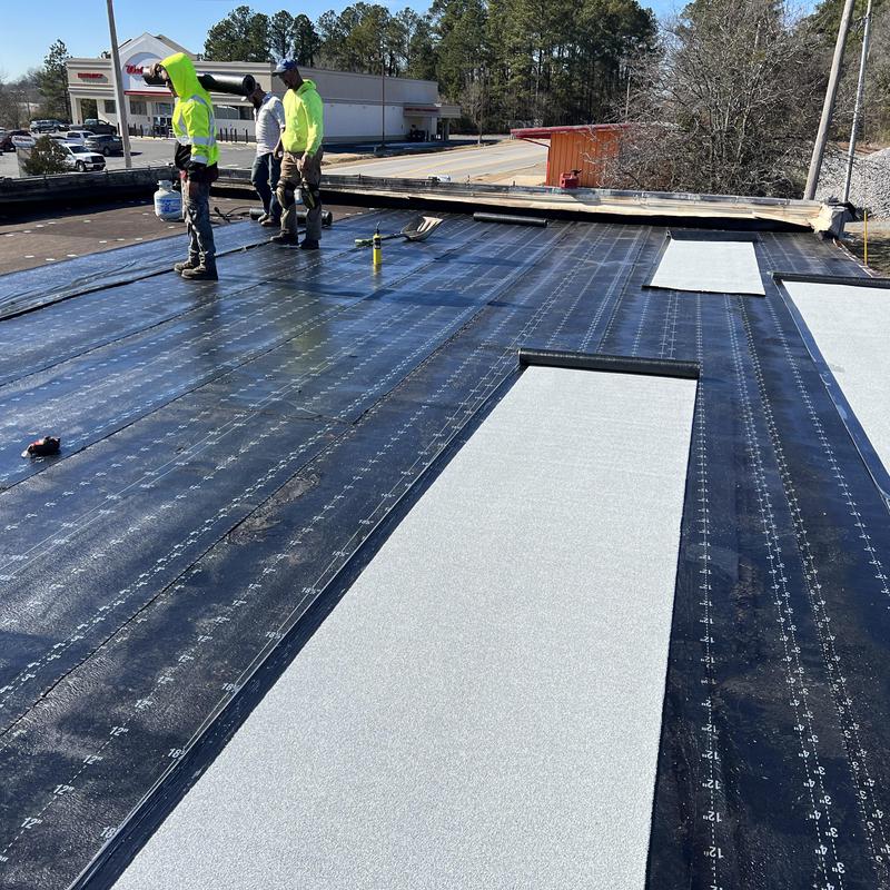 Rock Hill, SC Commercial Roof Replacement - the old built project photo 4