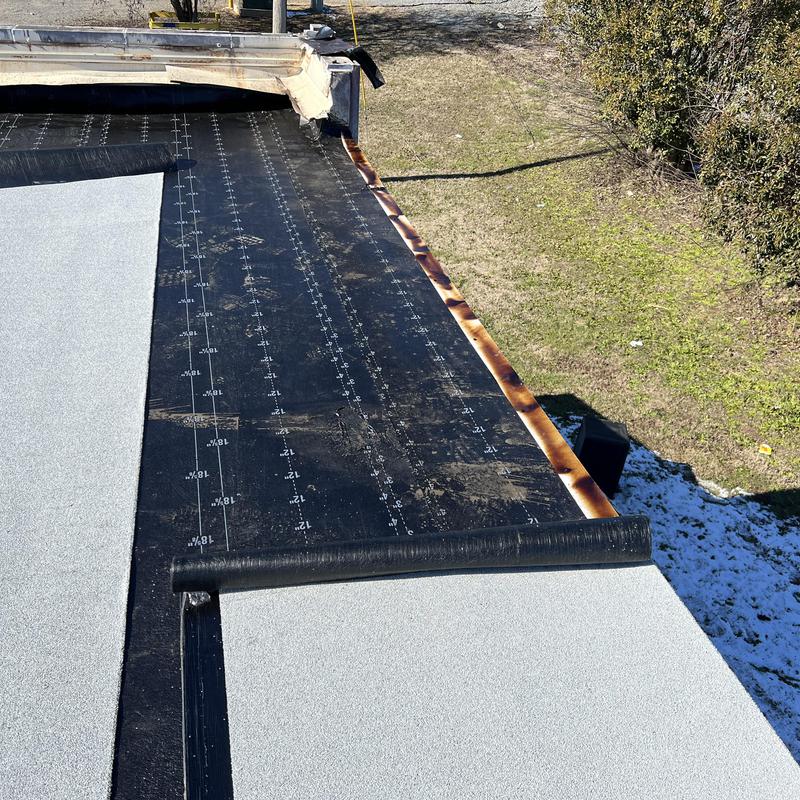 Rock Hill, SC Commercial Roof Replacement - the old built project photo 2