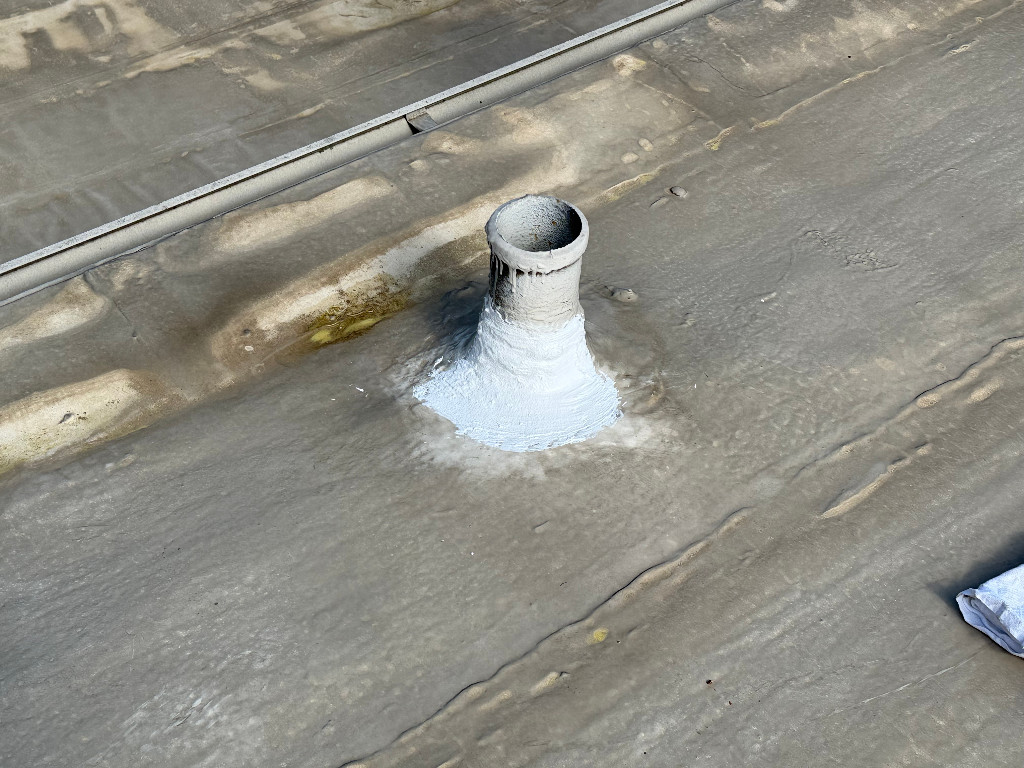 Project photo: Commercial Roof Penetration Flashing Repair – York, SC