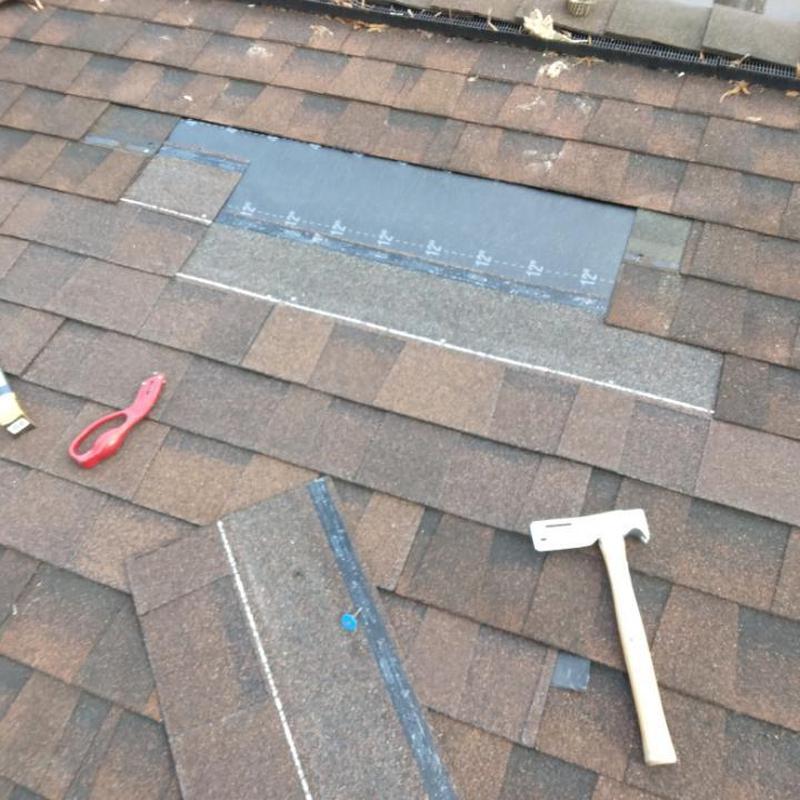 Rock Hill, SC Roof Repair - a piece of fascia metal blew project photo 5