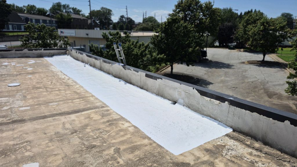 Project photo: Commercial Roof Coating Repair – Spartanburg, SC
