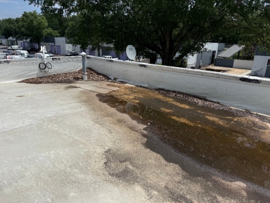Project photo: Commercial Silicone Roof Coating – Charlotte, NC