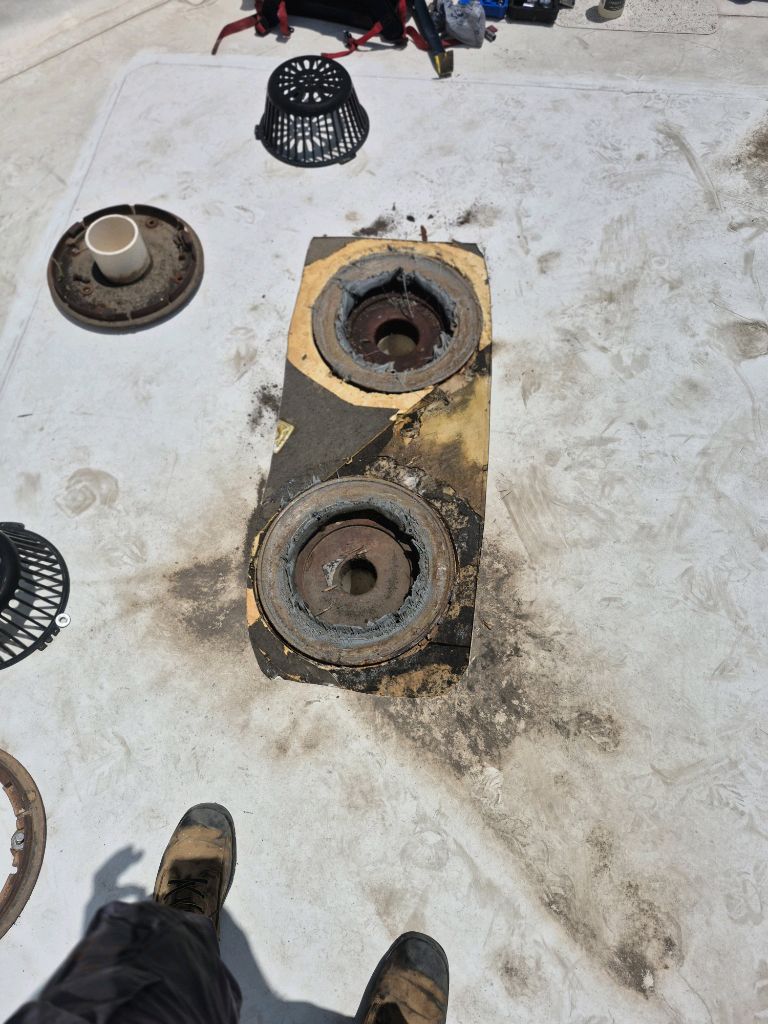 Commercial TPO Roof Drain Repair – Charlotte, NC project photo 3