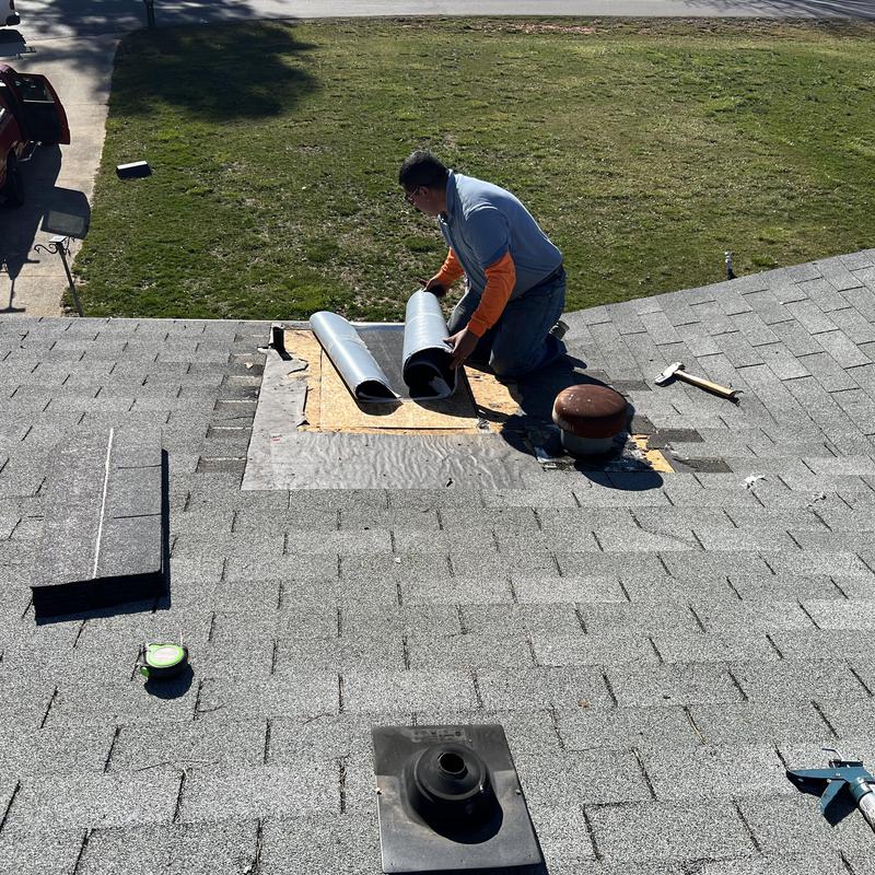 Mooresville, NC Roof Repair - we removed this old skylight project photo 2