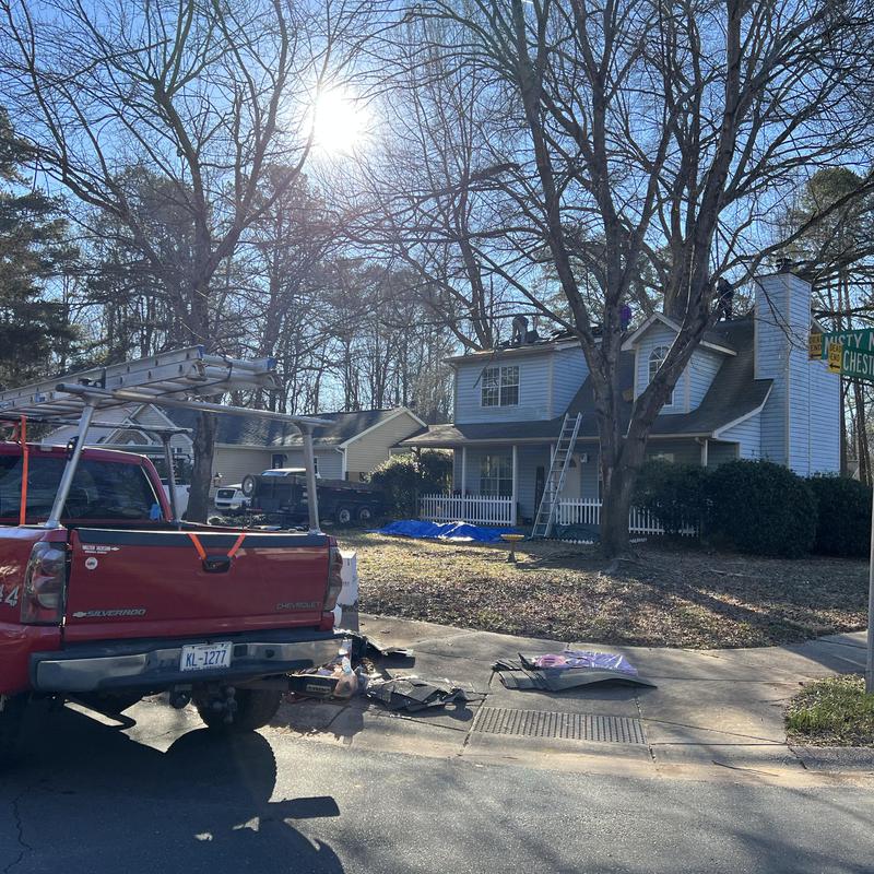 Roof Replacement Charlotte NC - we just started this roof project photo 2