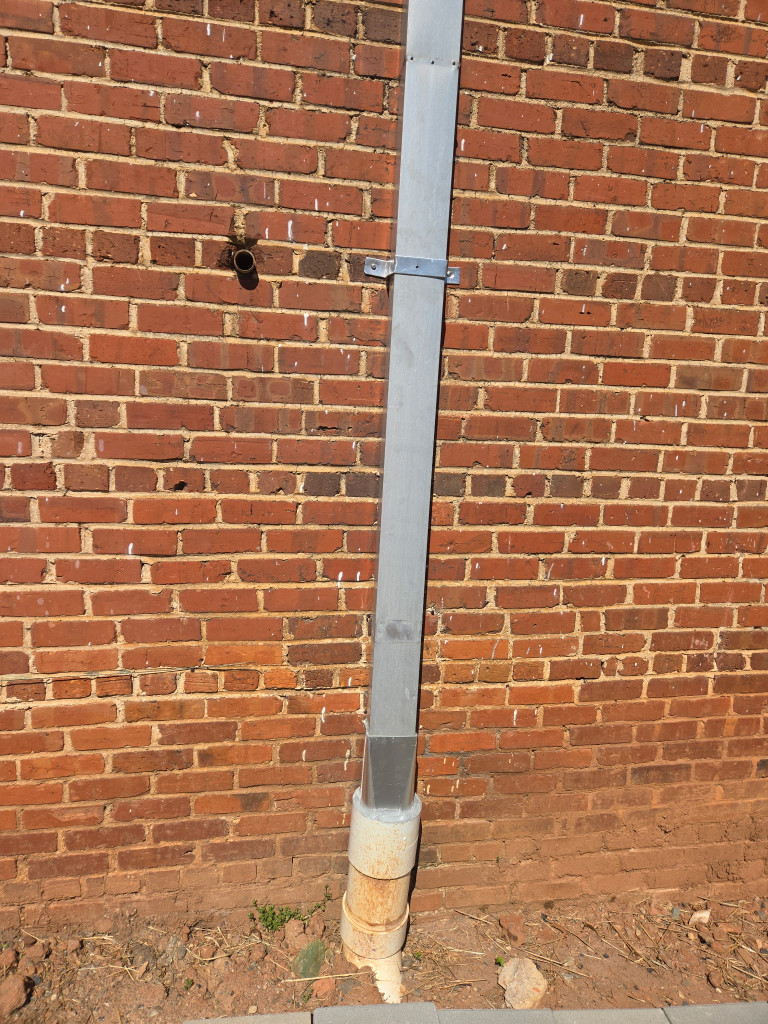 Commercial Gutter, Collector Head and Downspout Installation – Belmont, NC project photo 3