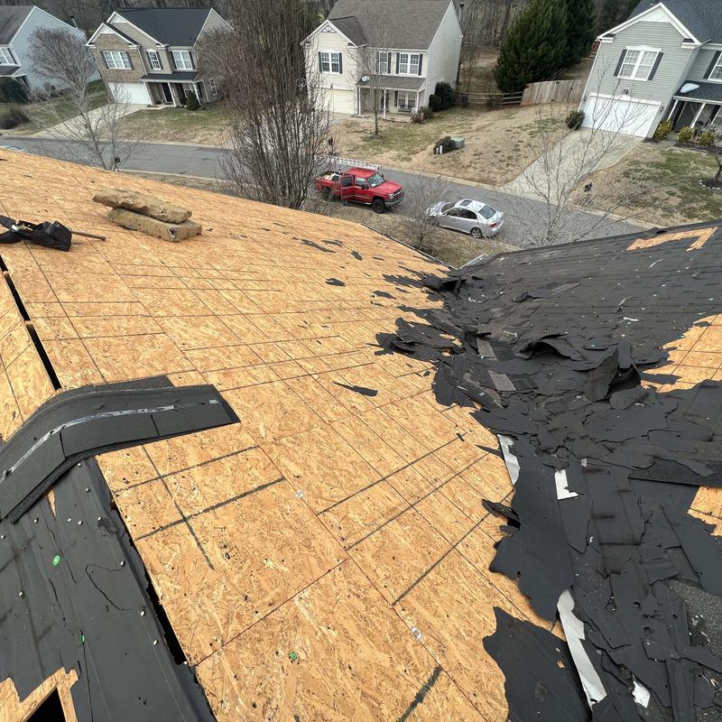 Project photo: Clover, SC Roof Installation - this 15 year old 3 tab roof