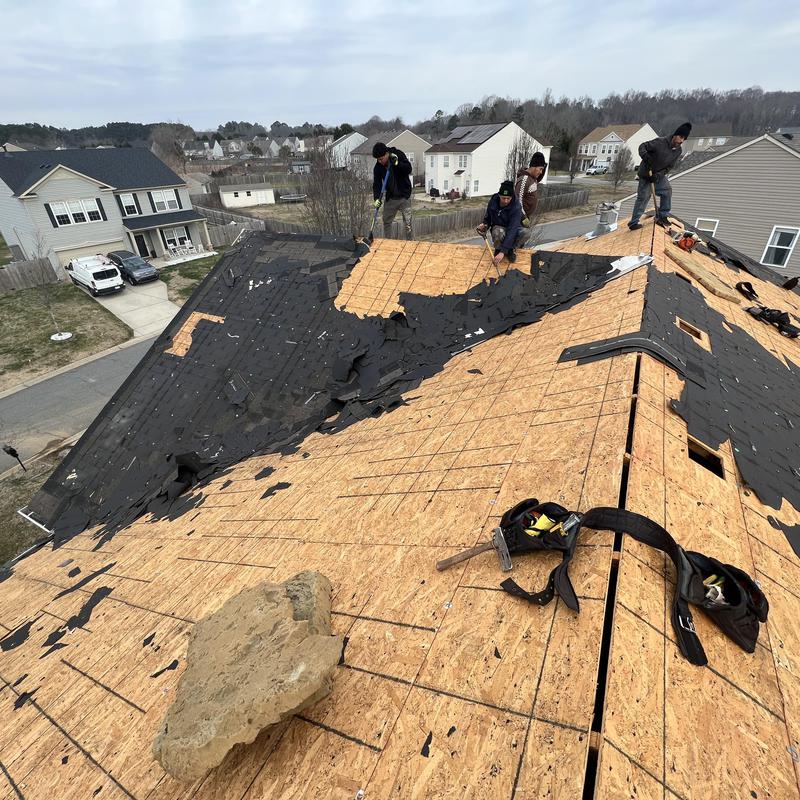 Clover, SC Roof Installation - this 15 year old 3 tab roof project photo 4