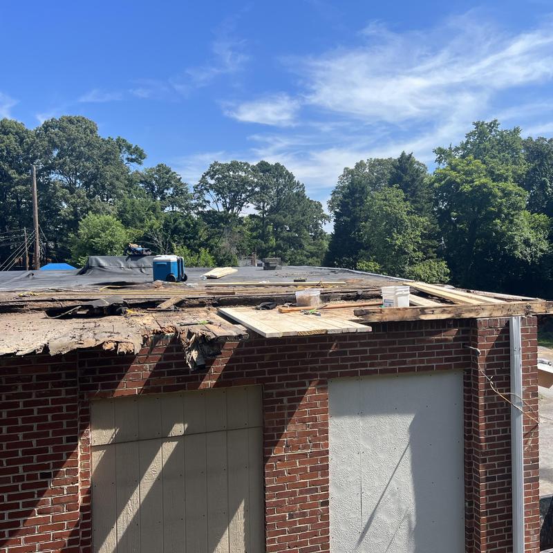 TPO Roof Replacement & Deck Repair in Valdese, NC Industrial Warehouse project photo 3