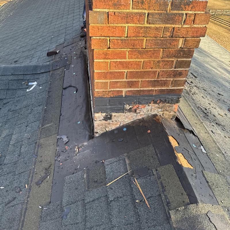 Project photo: Masonry Chimney Reflash & Custom Metal Flashing System Locust, NC