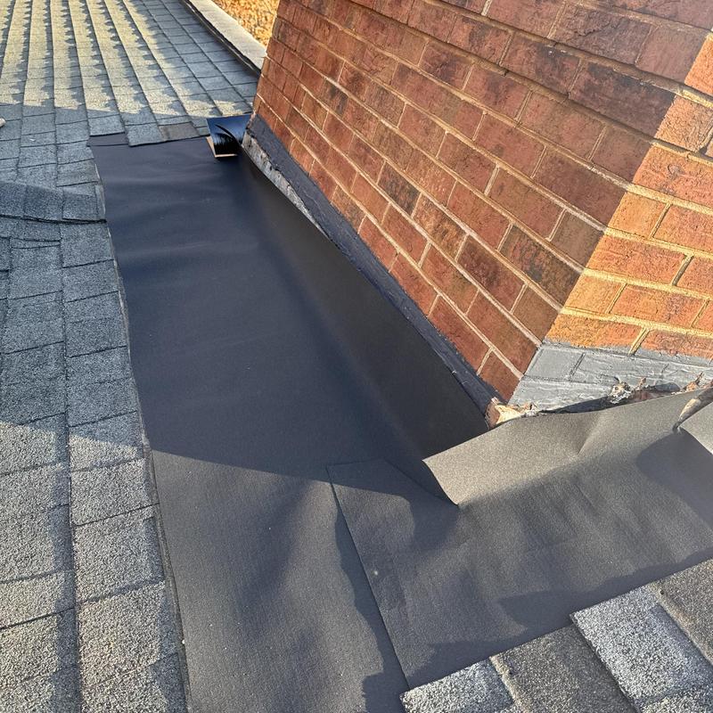 Masonry Chimney Reflash & Custom Metal Flashing System Locust, NC project photo 4