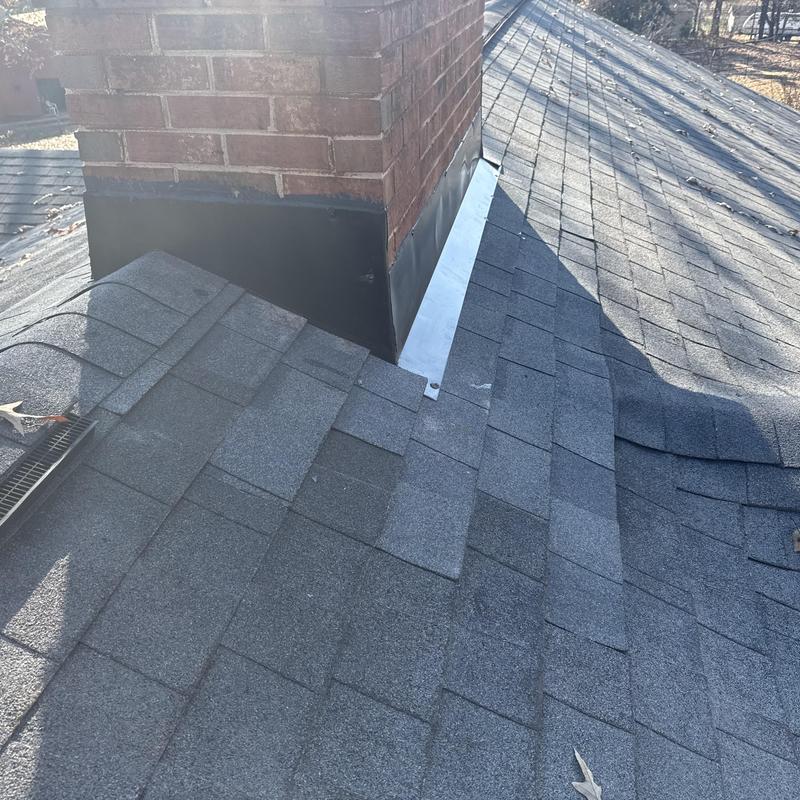 Masonry Chimney Reflash & Custom Metal Flashing System Locust, NC project photo 3