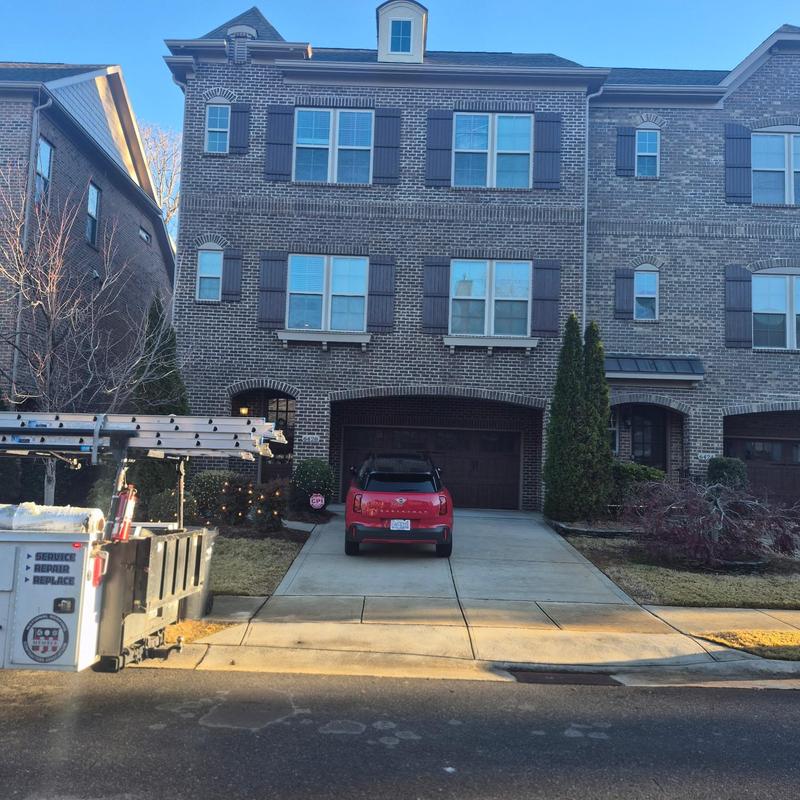 Project photo: South Charlotte Roof Repair Valley Reroof at Copper Barrel Dormer Integration