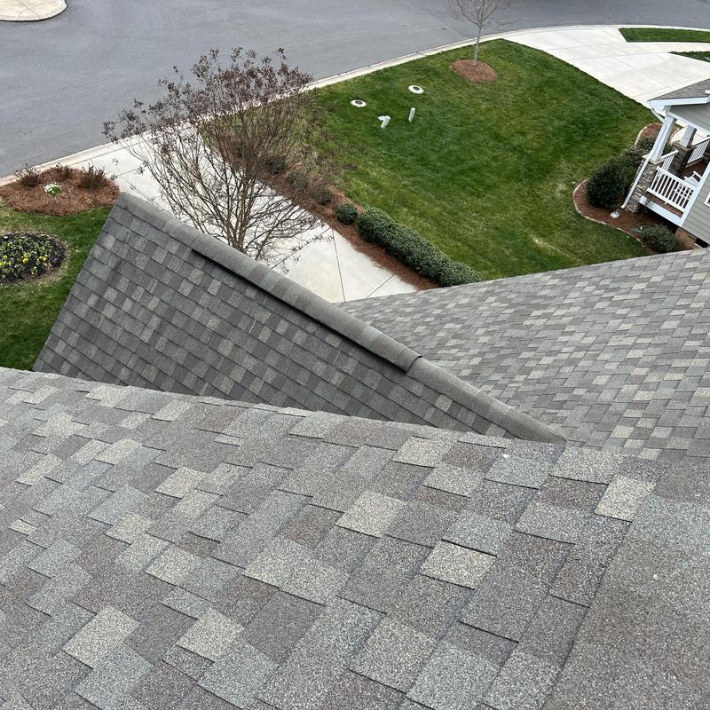 McAdenville, NC storm damage roof repair. A recent wind project photo 2