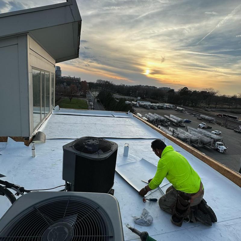 TPO Taper Roof Install - Charlotte, NC - we are replacing project photo 4