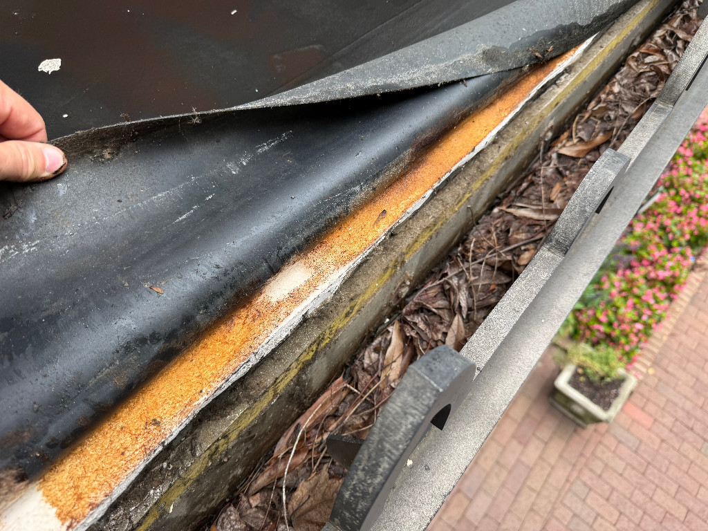 Project photo: Residential Membrane Hole Repair – Charlotte, NC