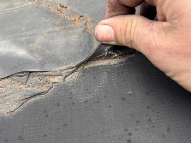 Project photo: Commercial Membrane Cold Weld and Hole Repair – Belmont, NC